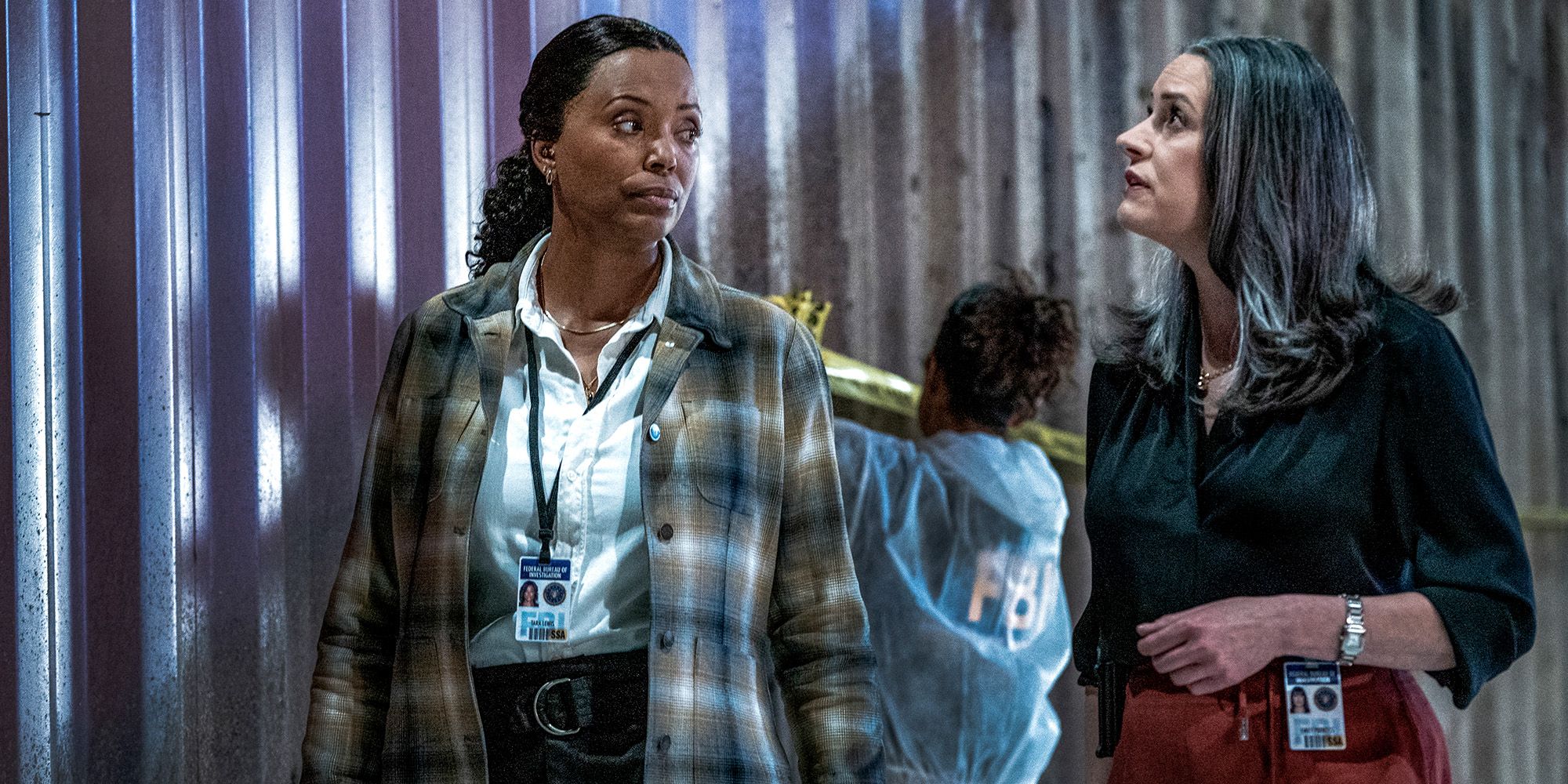 CRIMINAL MINDS EVOLUTION Aisha Tyler as Dr Tara Lewis and Paget Brewster as Emily Prentiss-1